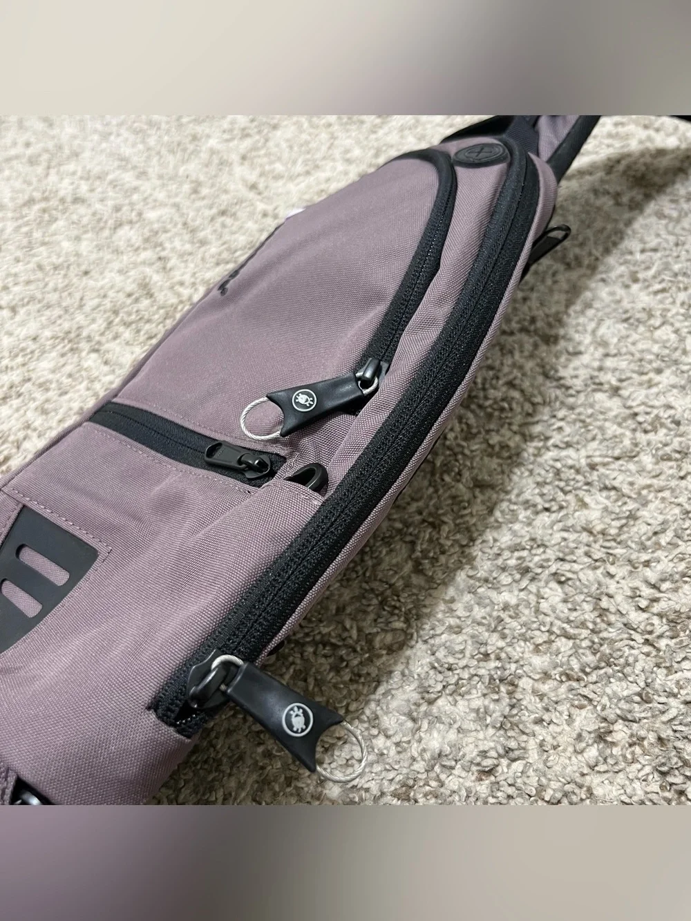 Pacsafe Venturesafe 150 PA028 Anti-Theft Sling Crossbody Pack in Light Purple